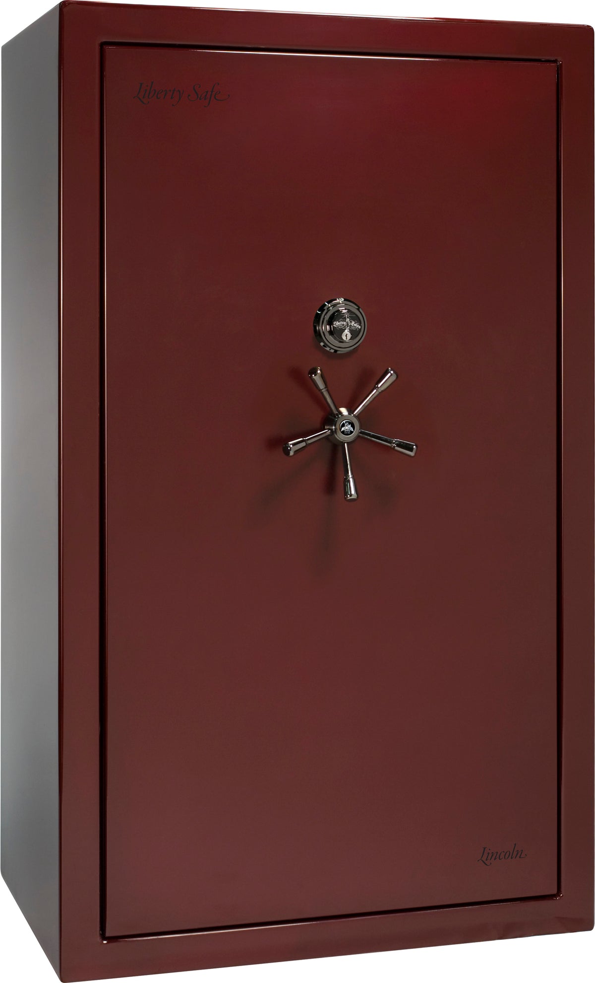 LX-Sig-50-Burgundy Marble-BC-ML-5 Spoke-Closed