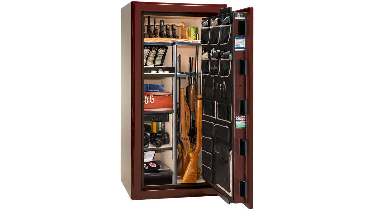Presidential 25 Burgundy Gloss - Open Interior
