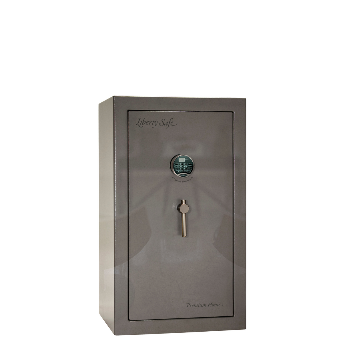 Premium Home Series | Level 7 Security | 2 Hour Fire Protection | 12 | Dimensions: 41.75&quot;(H) x 24.5&quot;(W) x 19&quot;(D) | Gray Gloss - Closed Door